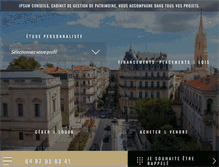Tablet Screenshot of ipsum-conseils.com